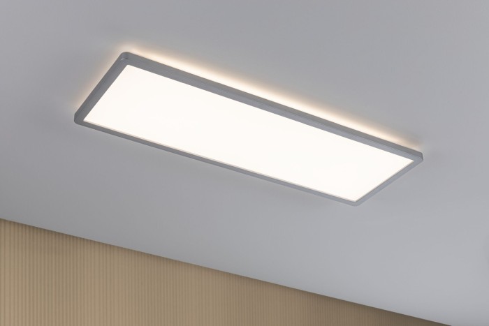 Plafonieră LED Atria Shine, dreptunghiulară 580x200mm 3000K, crom mat, cu flux luminos variabil în 3 pași [3]