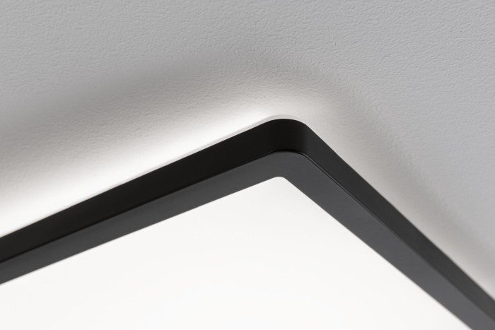 Plafonieră LED Atria Shine dreptunghiulară 580x200mm 4000K, neagră [4]