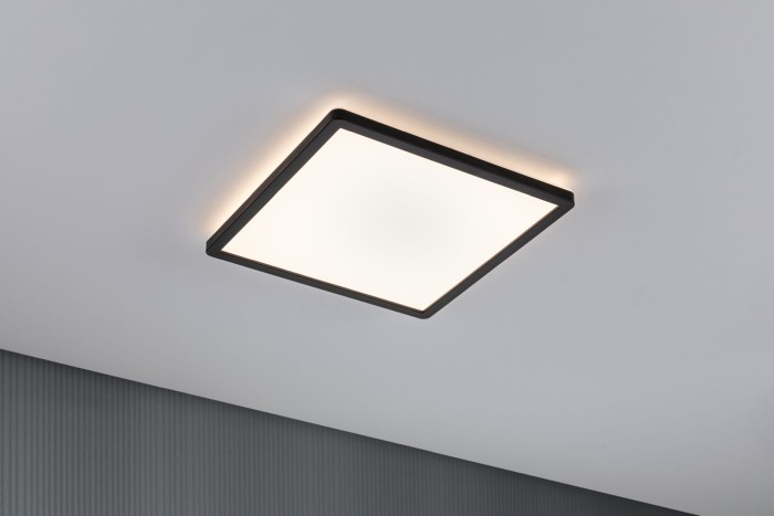 Plafonieră LED Atria Shine, pătrată 293x293mm 3000K, neagră [3]