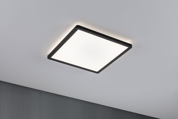 Plafonieră LED Atria Shine, pătrată 293x293mm 4000K, neagră [3]