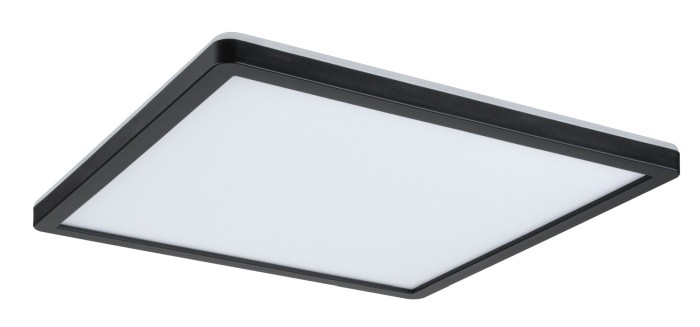 Plafonieră LED Atria Shine, pătrată 293x293mm 4000K, neagră [2]