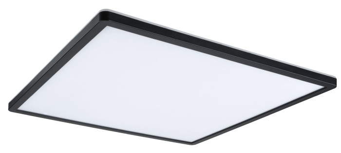 Plafonieră LED Atria Shine pătrată, 420x420mm 4000K, neagră, cu flux luminos variabil în 3 pași [2]