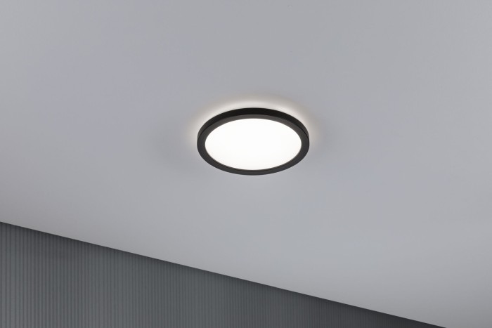 Plafonieră LED Atria Shine, rotundă 190mm 4000K, neagră [3]