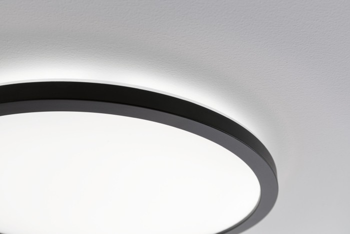 Plafonieră LED Atria Shine, rotundă 293mm 4000K, neagră [4]