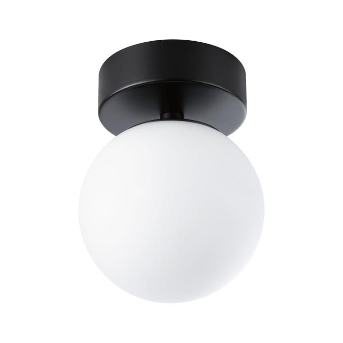 Plafonieră LED Gove, IP44, 3000K, 400lm, 230V, 5W, negru mat, satin [2]