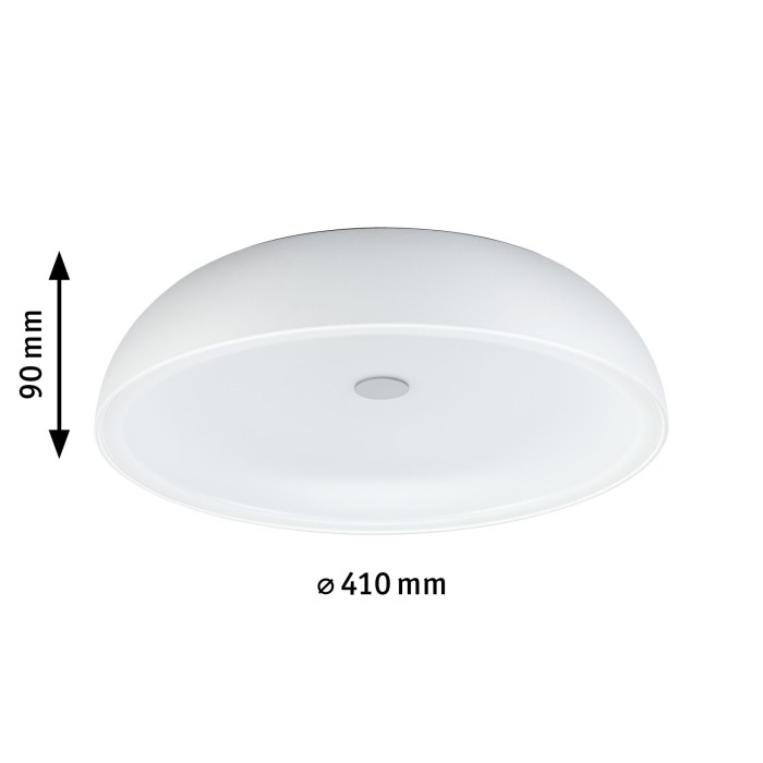 Plafonieră LED Jaron, 2700K, 1900lm, 230V, 26,5W, flux luminos variabil în 3 pași, alb mat [3]