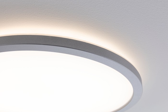 Plafonieră LED Panel Atria Shine, rotundă, 420mm 3000K, crom mat, cu flux luminos variabil în 3 pași [4]