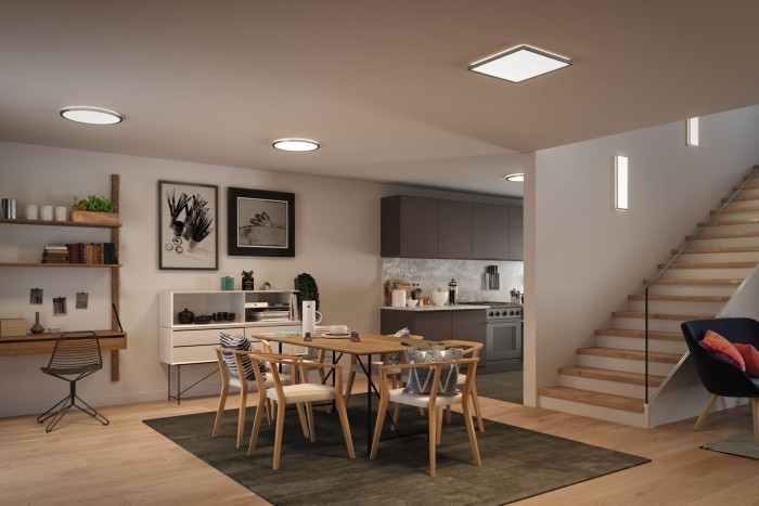 Plafonieră LED Panel Atria Shine, rotundă, 420mm 4000K, crom mat, cu flux luminos variabil în 3 pași [7]