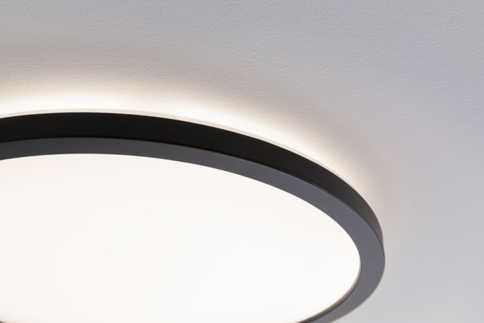 Plafonieră LED Panel Atria Shine, rotundă, 420mm 3000K, neagră, cu flux luminos variabil în 3 pași [4]
