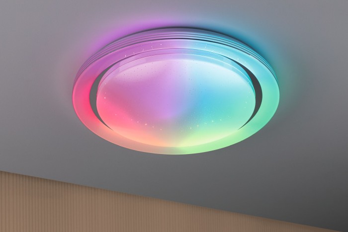 Plafonieră LED Rainbow RGBW 4750lm 230V 38,5W , crom-alb [8]