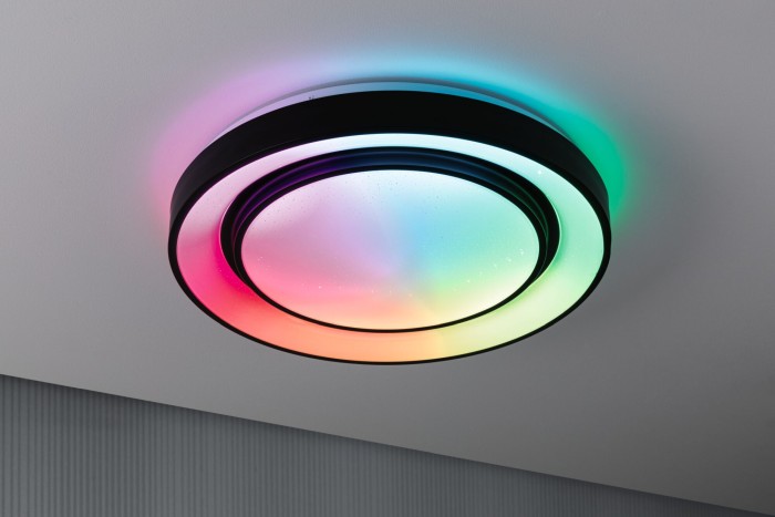 Plafonieră LED Rainbow RGBW 4750lm 230V 38,5W , negru-alb [10]