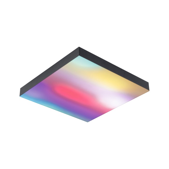 Plafonieră LED Velora Rainbow, pătrată 295x295mm RGBW, neagră [4]