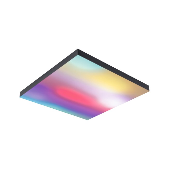 Plafonieră LED Velora Rainbow, pătrată 450x450mm RGBW, neagră [9]