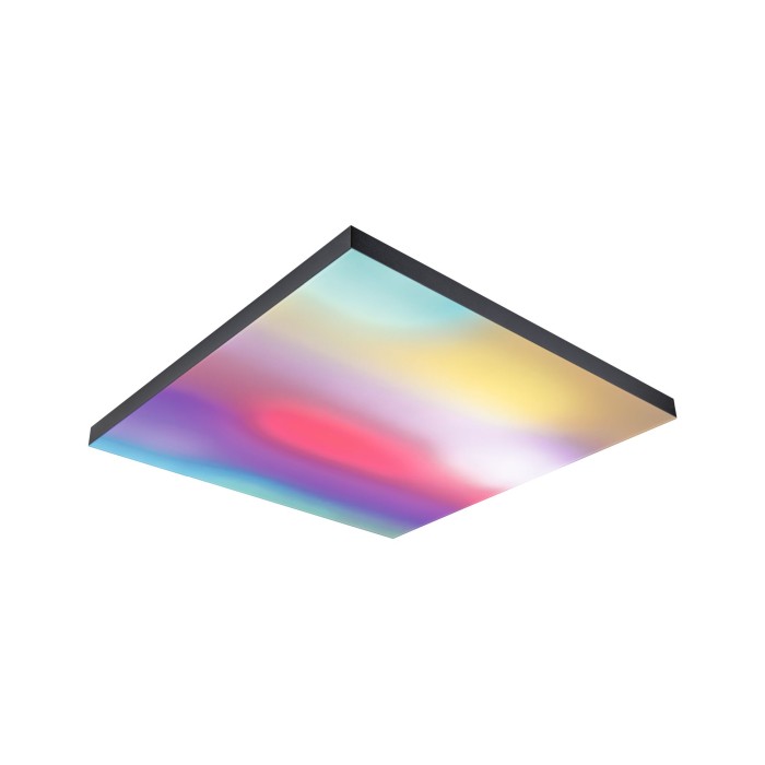 Plafonieră LED Velora Rainbow, pătrată 595x595mm RGBW, neagră [9]