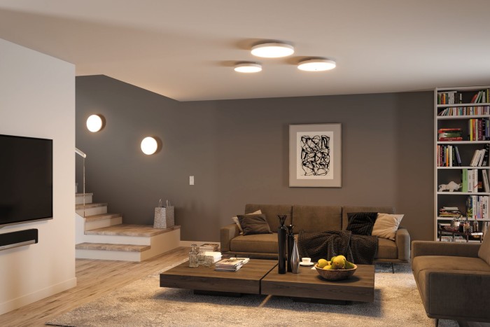 Plafonieră LED Velora rotundă, 300mm 3000K, albă [7]