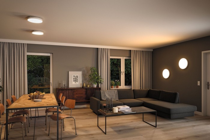 Plafonieră LED Velora rotundă, 300mm 3000K, albă [6]