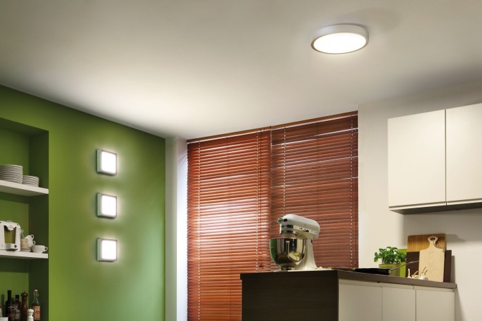 Plafonieră Lunar LED-Panel 170x170mm 11W 230V crom mat, aluminiu [5]