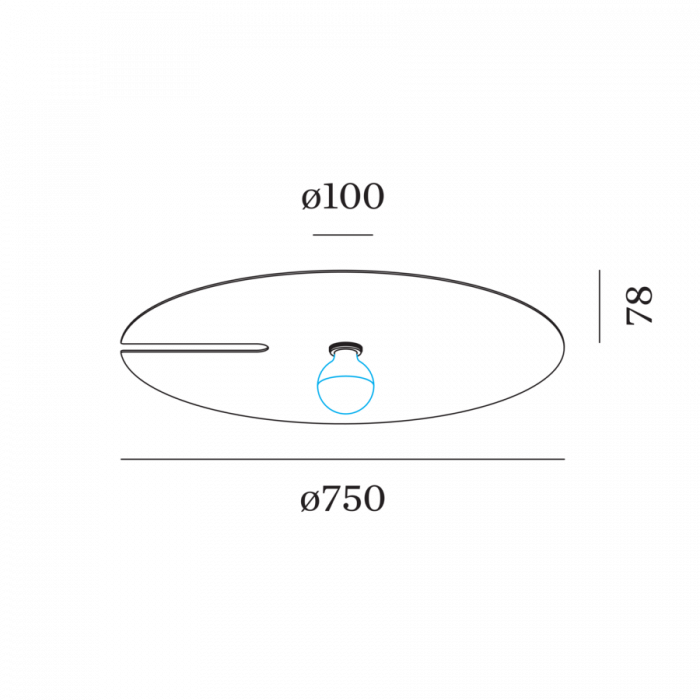 Plafonieră/aplică MIRRO SURF 3.0, E27, negru mat-crom negru [4]