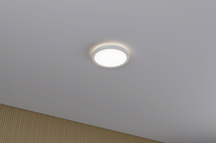 Plafonieră LED Atria Shine Backlight, IP44, rotundă, 190mm,  11,2W, 850lm, 4000K, alb, cu senzor de mișcare [4]