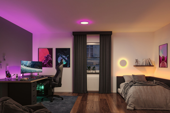 Plafoniera LED Atria Shine, rotundă, 290mm, 24.8W, 1500lm, RGBW, cu flux luminos variabil [4]