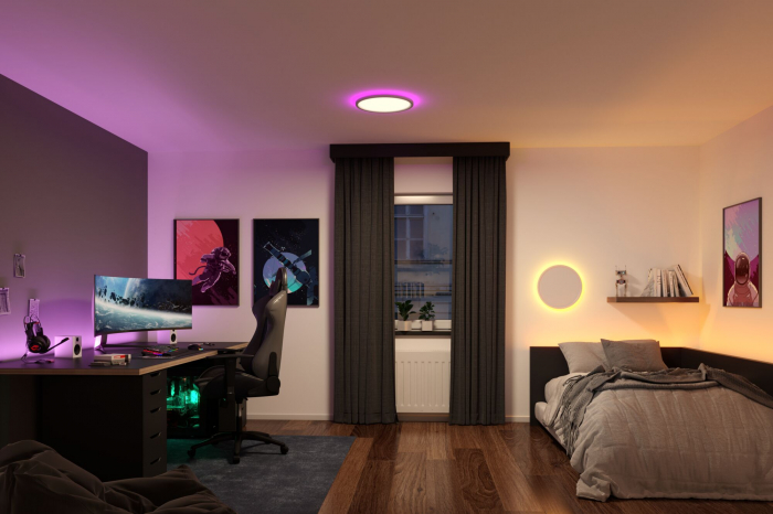 Plafonieră LED Atria Shine, rotundă, 400mm, 38W, 2700lm, RGBW, cu flux luminos variabil [5]