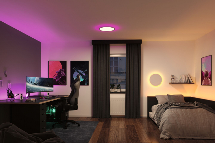 Plafonieră LED Atria Shine, rotundă, 400mm, 38W, 2700lm, RGBW, cu flux luminos variabil [8]