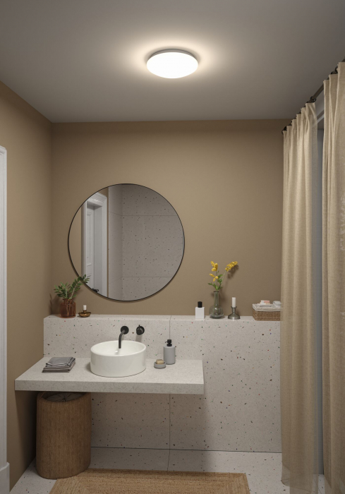 Plafonieră LED Leonis, IP44, 3000-5700K, 1750lm, 230V, 16,5W, alb [2]