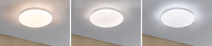 Plafonieră LED Leonis, IP44, 3000-5700K, 1750lm, 230V, 16,5W, alb, cu senzor de mișcare [6]
