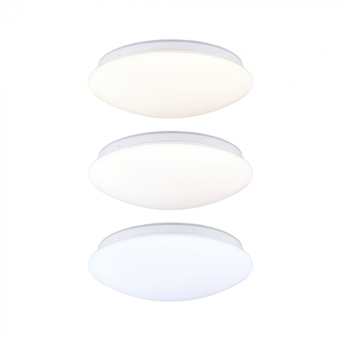 Plafonieră LED Leonis, IP44, 3000-5700K, 1750lm, 230V, 16,5W, alb, cu senzor de mișcare [12]