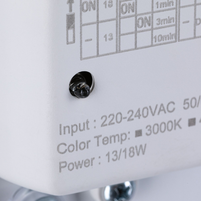 Plafonieră LED Leonis, IP44, 3000-5700K, 1750lm, 230V, 16,5W, alb, cu senzor de mișcare [9]