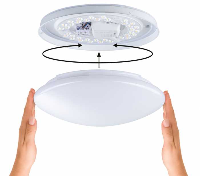 Plafonieră LED Leonis, IP44, 3000-5700K, 1750lm, 230V, 16,5W, alb, cu senzor de mișcare [7]