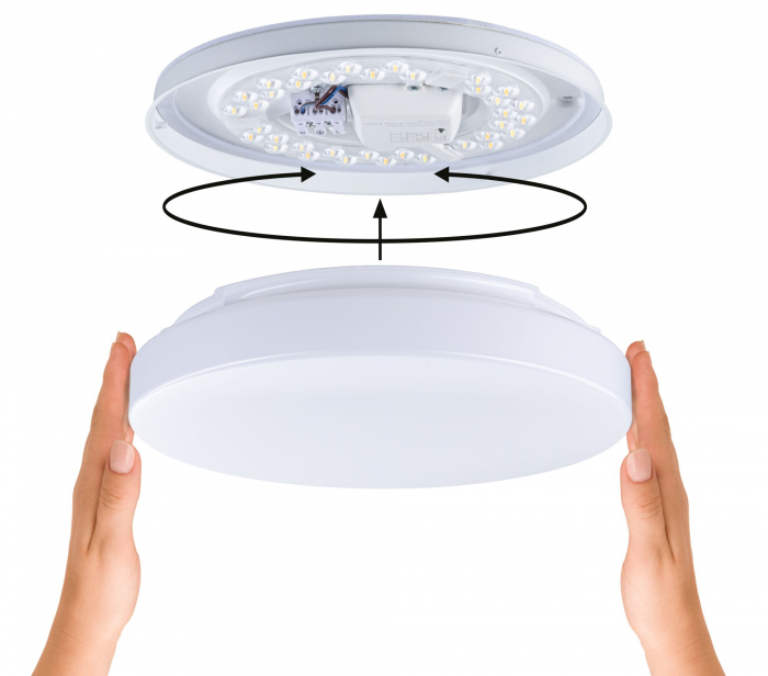 Plafonieră LED Luiana, IP44, 3000-5700K, 1750lm, 230V, 16,5W, alb, cu senzor de mișcare [7]