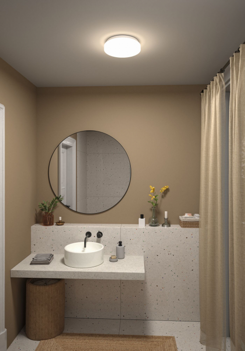 Plafonieră LED Luiana, IP44, 3000-5700K, 1750lm, 230V, 16,5W, alb, cu senzor de mișcare [3]