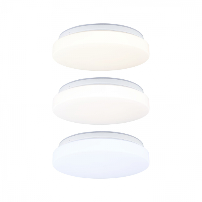Plafonieră LED Luiana, IP44, 3000-5700K, 1750lm, 230V, 16,5W, alb, cu senzor de mișcare [13]