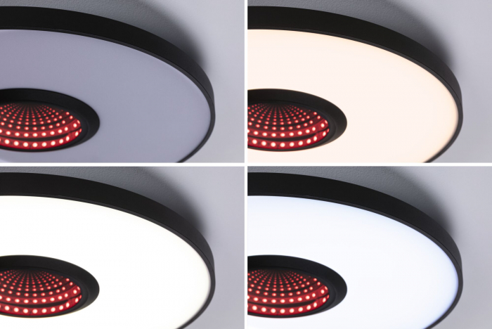 Plafonieră LED Spaceglow, RGB, 230V, 21W, negru mat [9]