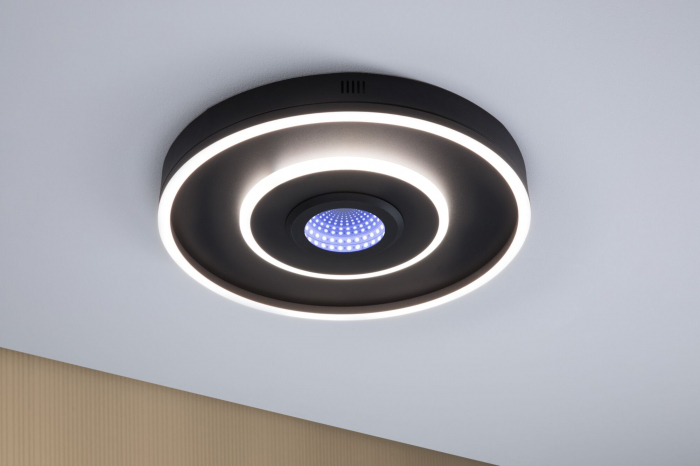 Plafonieră LED Spaceglow, RGB, 230V, 22W, negru mat [11]