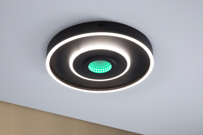 Plafonieră LED Spaceglow, RGB, 230V, 22W, negru mat [12]