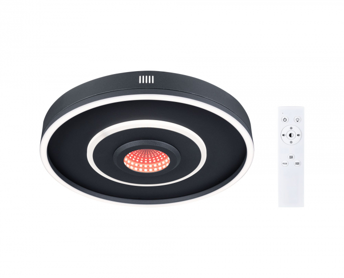 Plafonieră LED Spaceglow, RGB, 230V, 22W, negru mat [5]