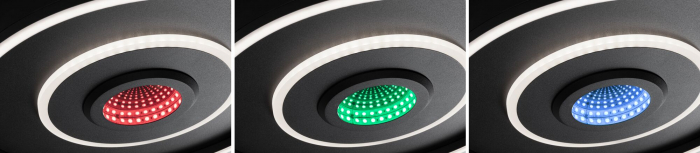 Plafonieră LED Spaceglow, RGB, 230V, 22W, negru mat [15]