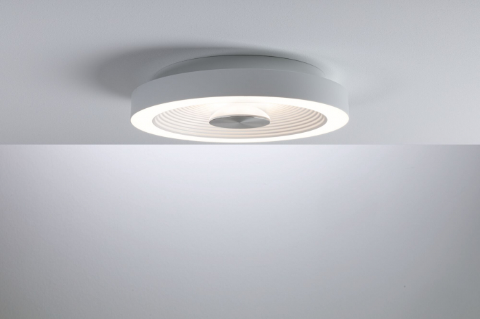 Plafonieră LED Volea, IP44, 3000K, 470lm/1650lm, 230V, 3,5/1x13W, flux luminos variabil, alb-argintiu [2]