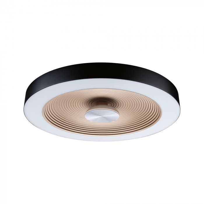 Plafonieră LED Volea, IP44, 3000K, 500lm/2400lm, 230V, 4/1x18,5W, flux luminos variabil, negru-auriu [3]