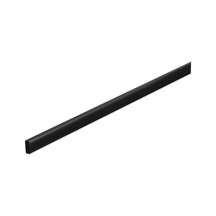 Profil Base pentru bandă LED, difuzor negru, 2m, negru [7]