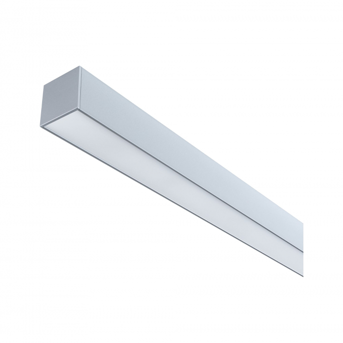Profil luminos Linion, 1m, 24V, 2x8,5W, crom mat [7]