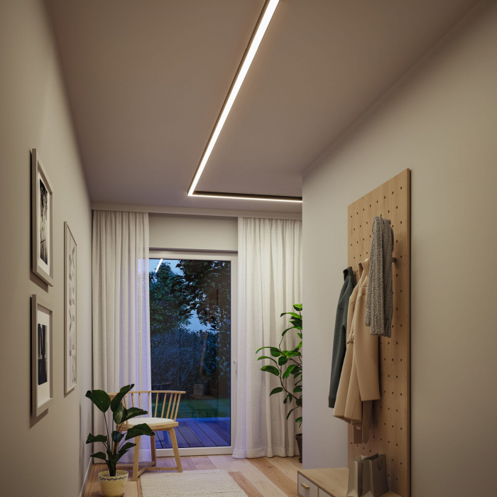 Profil luminos Linion cu alimentare, 1m, negru, 230/24V, 100VA [4]