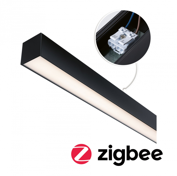 Profil luminos Linion cu alimentare Zigbee 3.0, 1m, negru, 230/24V, 150VA [7]