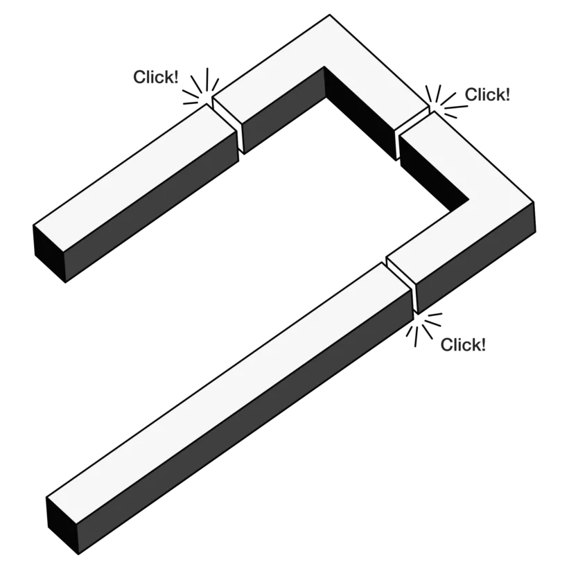 Profil SLC Click, negru, 1200mm, temperatură de culoare variabilă, flux luminos variabil Dali-2 DT6 [10]