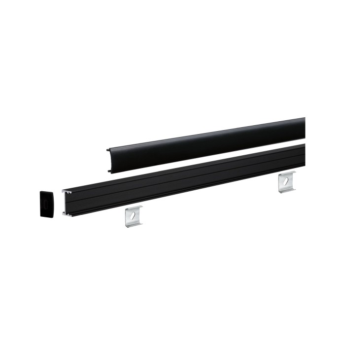 Profil Square pentru bandă LED, 2m, negru [10]