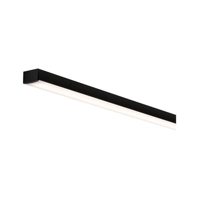 Profil Square pentru bandă LED, 2m, negru, cu difuzor alb [5]