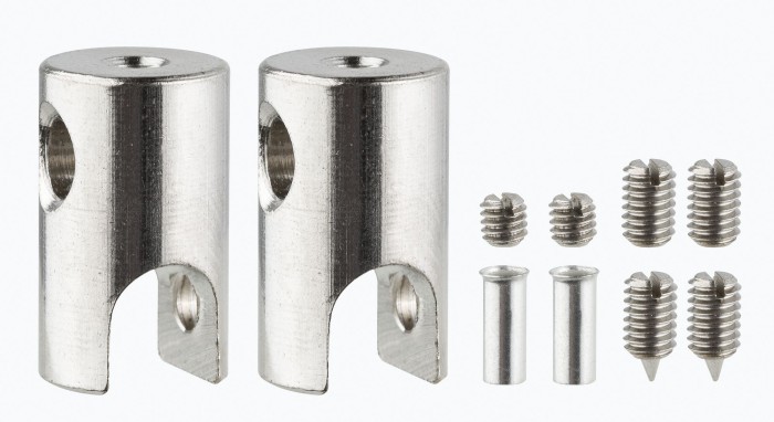 Sabot de contact pe cablu Light&Easy, set de 2 max.150W/sina max.300W/cablu 12V metal [3]