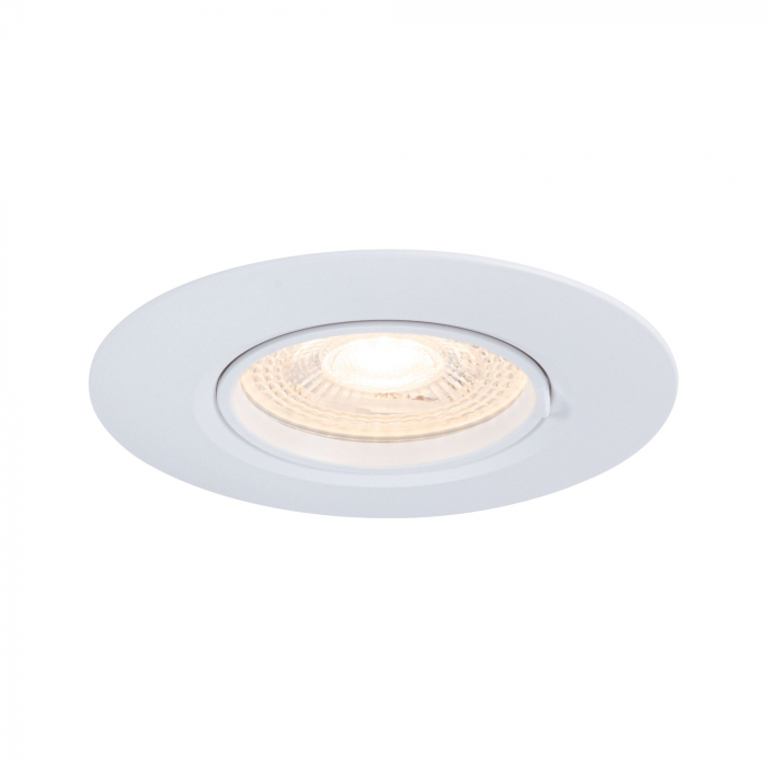 Set 10 spoturi incastrabile, fixe, rotunde, GU10, max. 10x10W, 230V, alb [3]